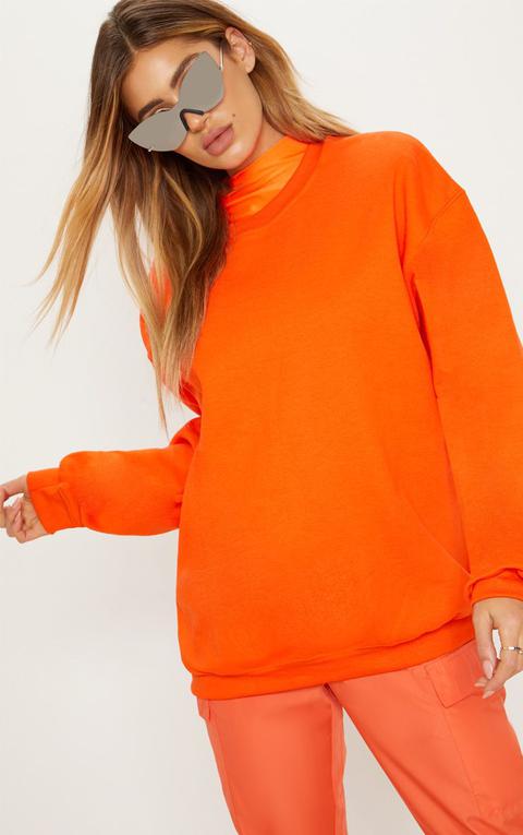 Orange Ultimate Oversized Sweater, Orange