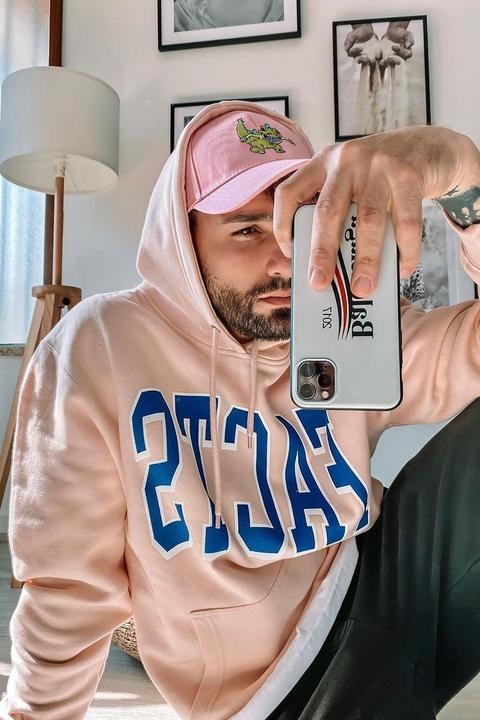 Facts Pullover Hoodie - Pink