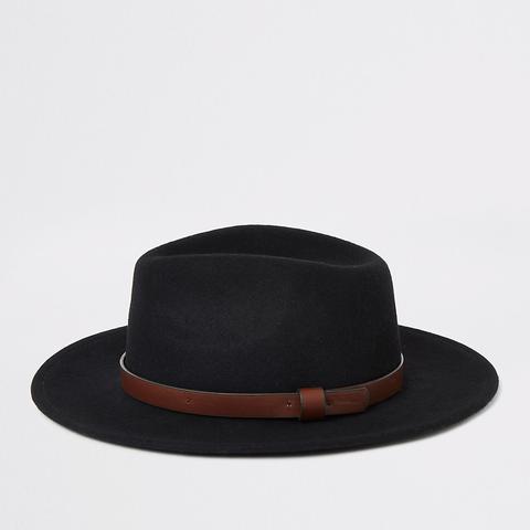 Black Fedora Hat