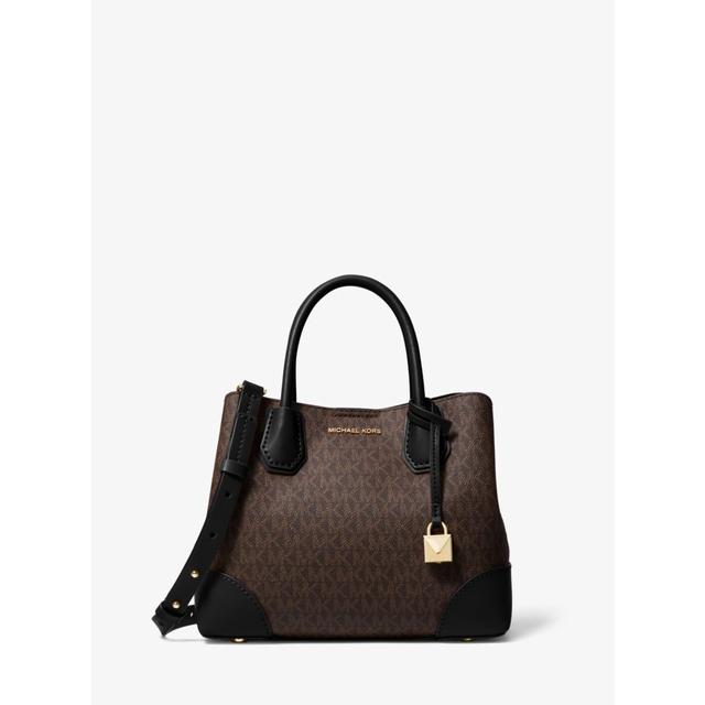 michael kors mercer gallery medium logo satchel