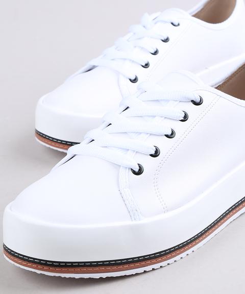 beira rio flatform branco