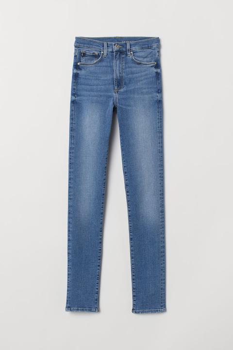 H & M - Shaping Skinny High Jeans - Blu