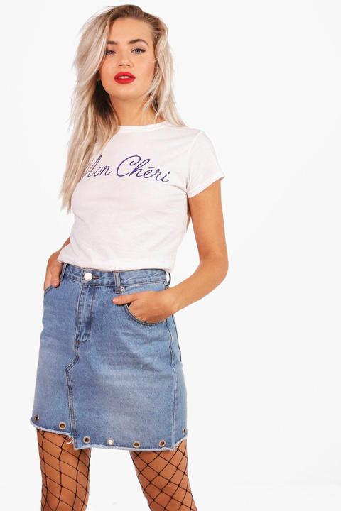 Ava Mon Cheri Slogan Tee