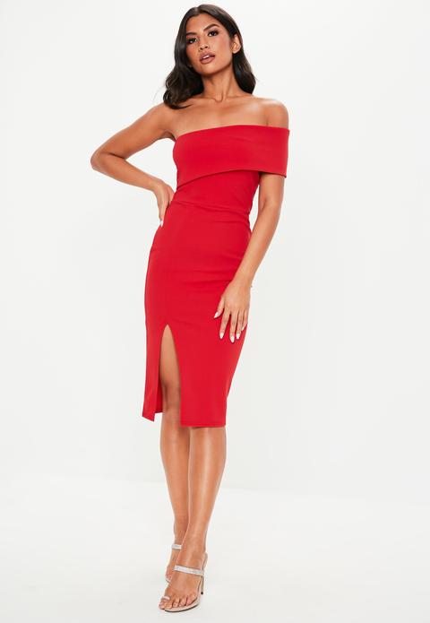 robe midi rouge