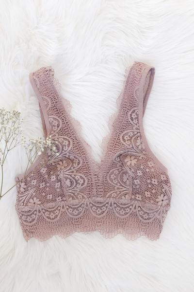 Madison Bralette - Rose