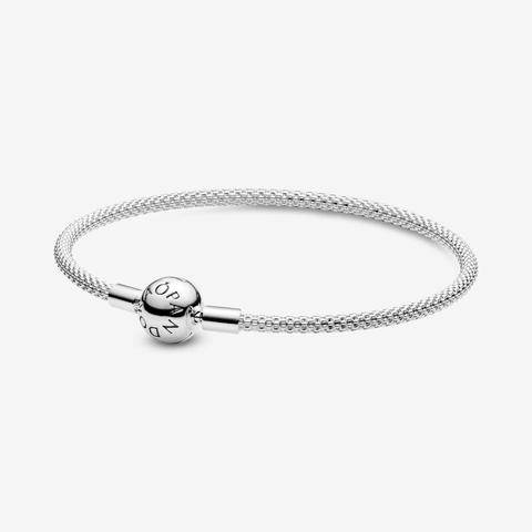 Pandora Pulsera Moments En Plata De Ley Malla