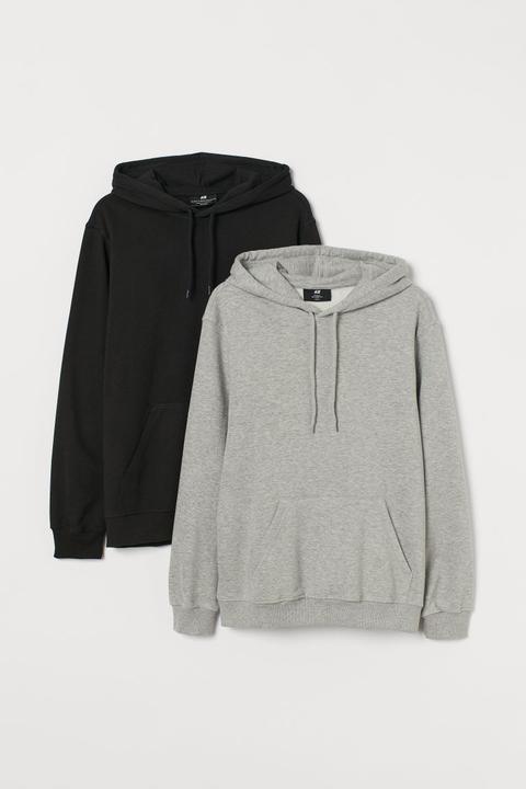 Pack 2 Sudaderas Relaxed Fit - Gris