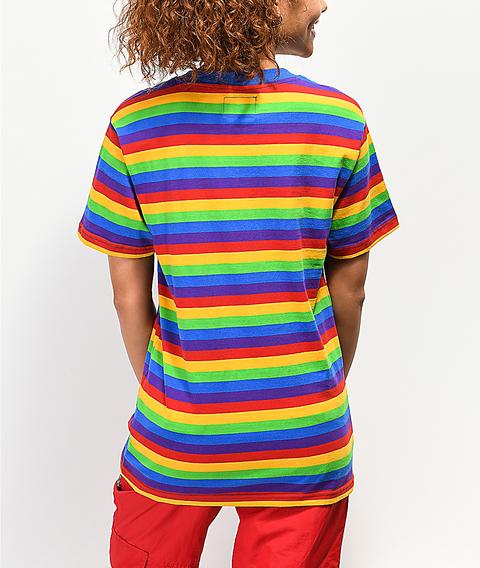 Odd Future Rainbow Striped T-shirt 