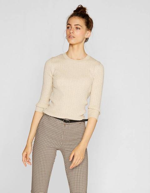 Pullover A Trecce Pietra
