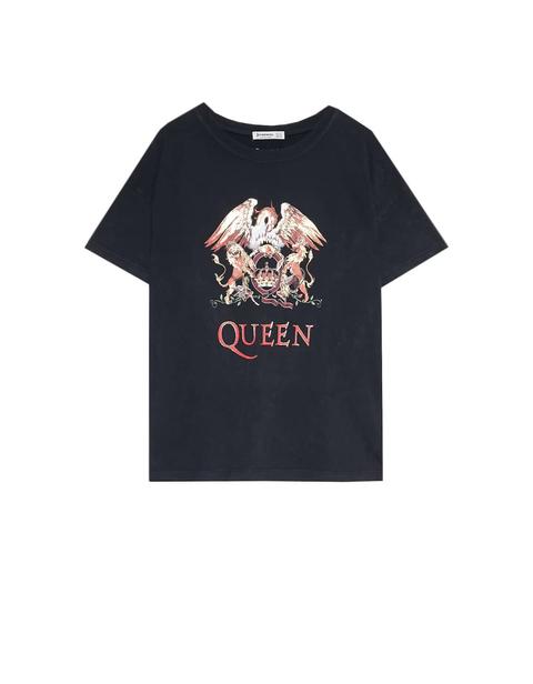 T-shirt Queen Gris Marengo de Stradivarius