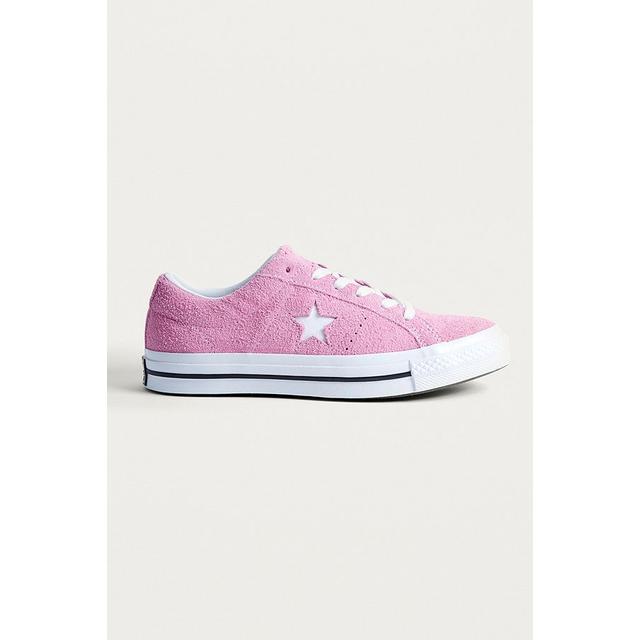 Converse One Star Pink Suede Trainers 