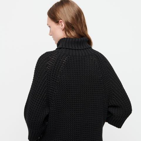 j crew turtleneck poncho