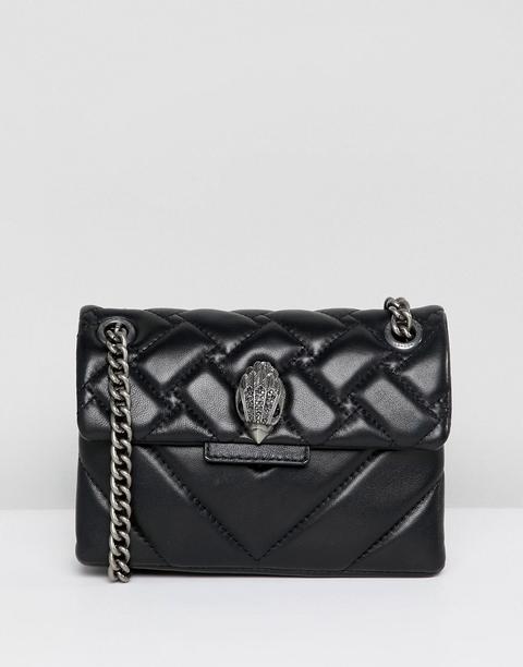 Kurt Geiger - Kensington - Borsetta A Tracolla In Pelle Nera Con Catena - Nero