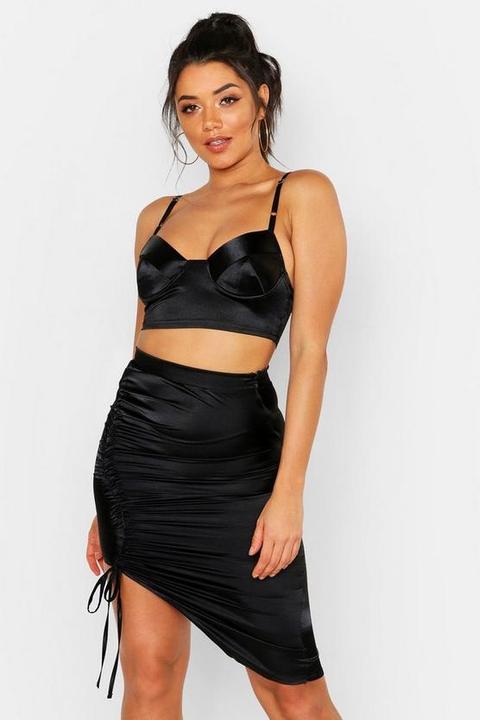 Premium Satin Crop