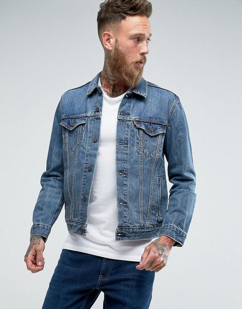 Levis - Giacca Trucker Lavaggio Chiaro The Shelf - Blu