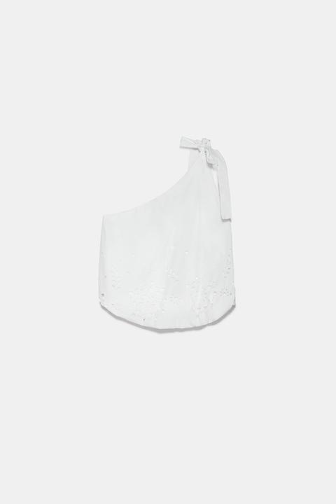 Top Bordados Perforados