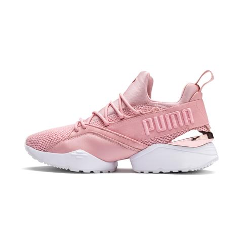 Muse Maia Metallic Rose Women's Trainers, Rosado/oro, Talla 35.5 | Puma Mujeres from Puma on Buttons