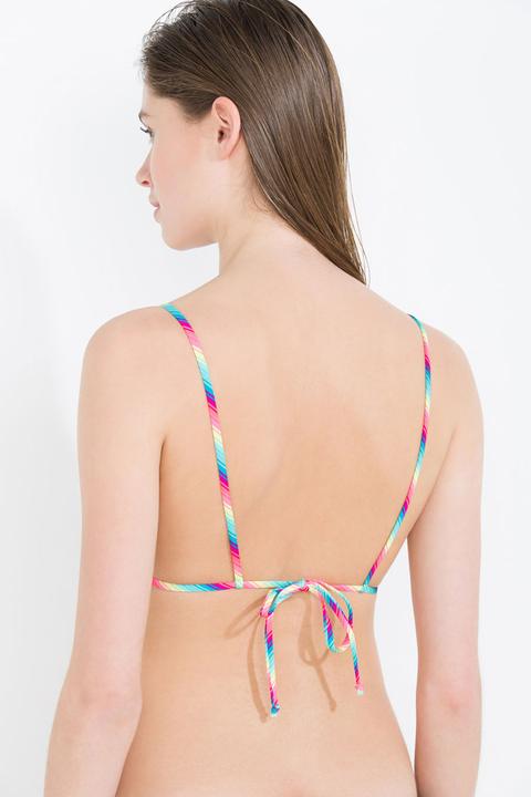 Top De Bikini Triangular Zigzag