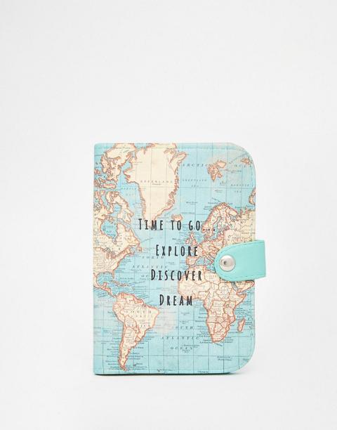 Funda Para Pasaporte Time To Explore De Sass & Belle