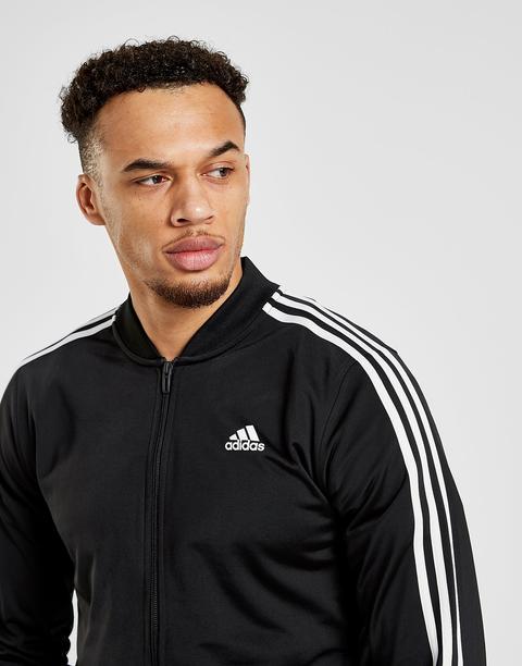 Adidas 3-stripes Poly Track Top - - Mens from Sports 21 Buttons