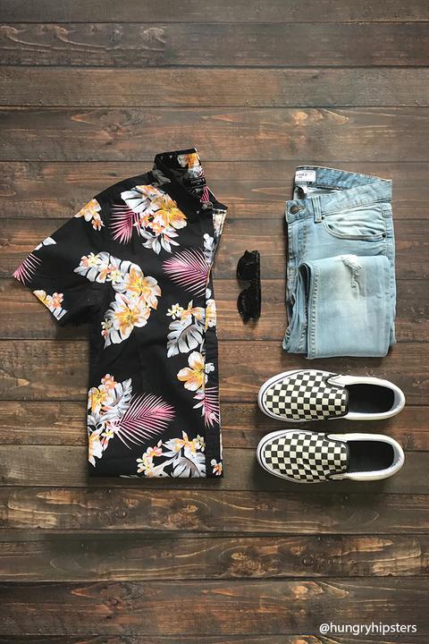 Floral Tropic Print Shirt