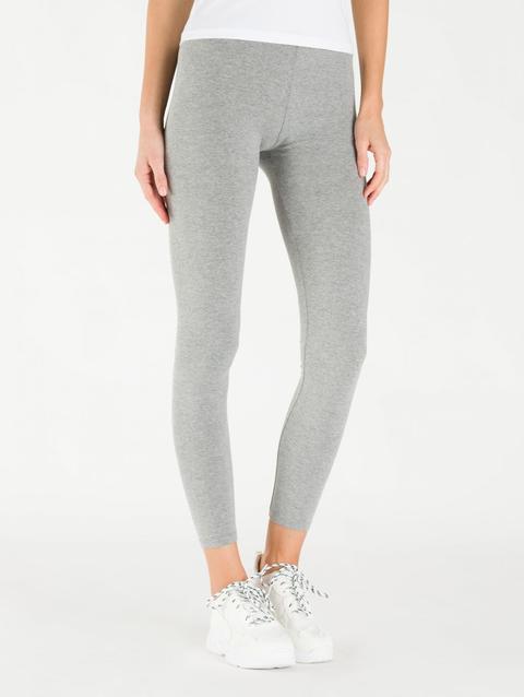 Leggings Basic Grigio Medio Melange