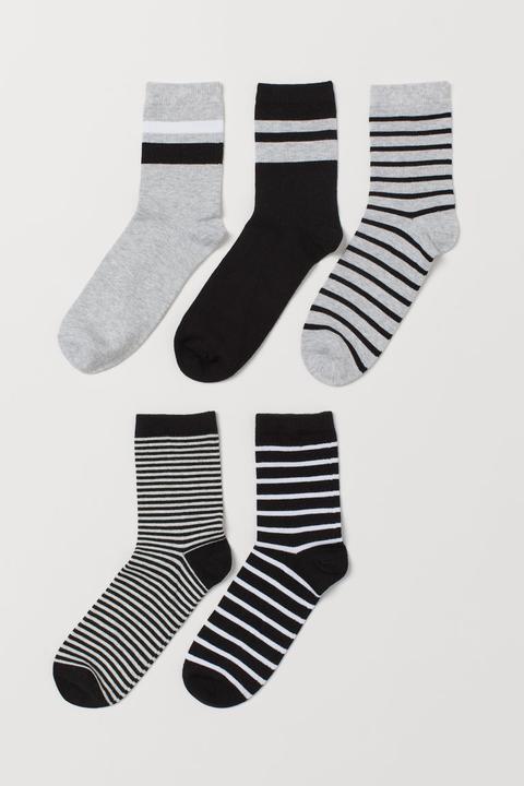 Pack De 5 Calcetines - Negro