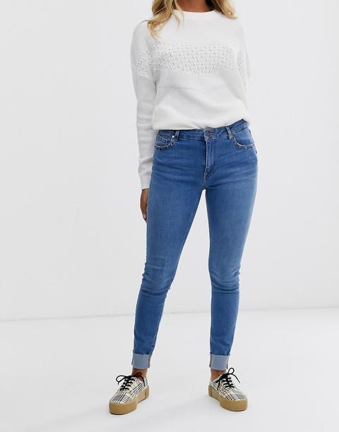 Pimkie - Jeans Skinny Blu Con Borchie - Blu