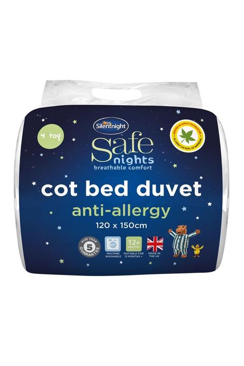 Silentnight Anti Allergy 4 Tog Toddler Cot Bed Washable Duvet From