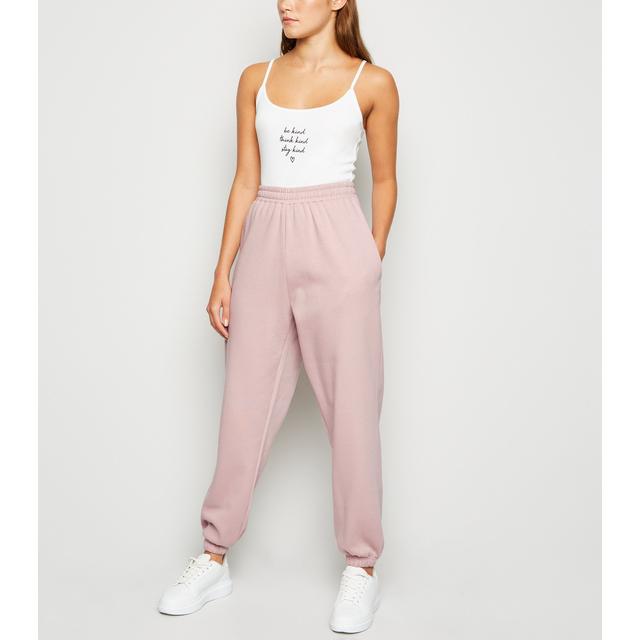 pale pink joggers