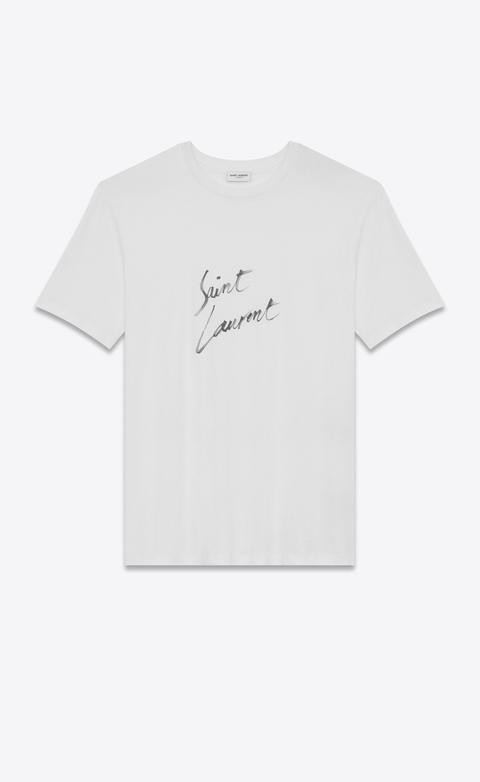 Saint Laurent Signature T-shirt