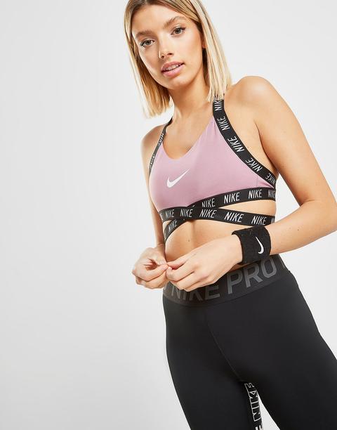 Nike Training Indy Logo Bra, Rosa from Jd Sports on 21 Buttons