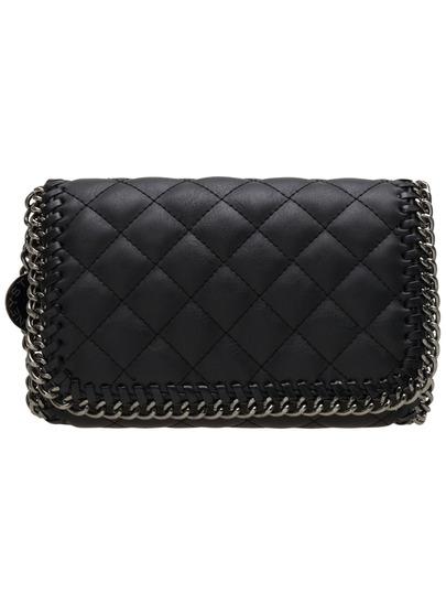 Bolso Pu Cadena Hombro Negro