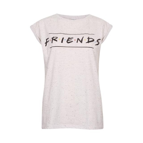 Camiseta «friends» Gris Jaspeado