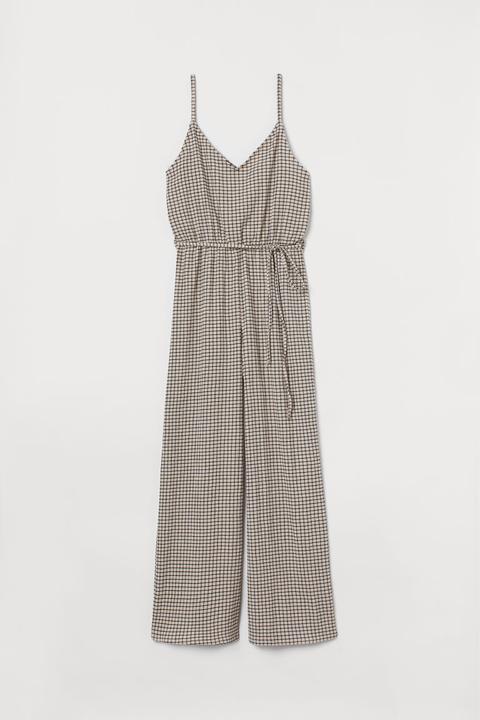 Ankle-length Jumpsuit - White