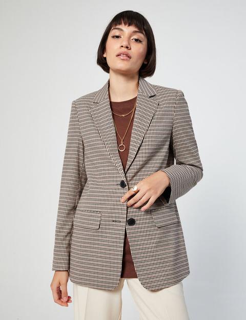 Blazer À Carreaux