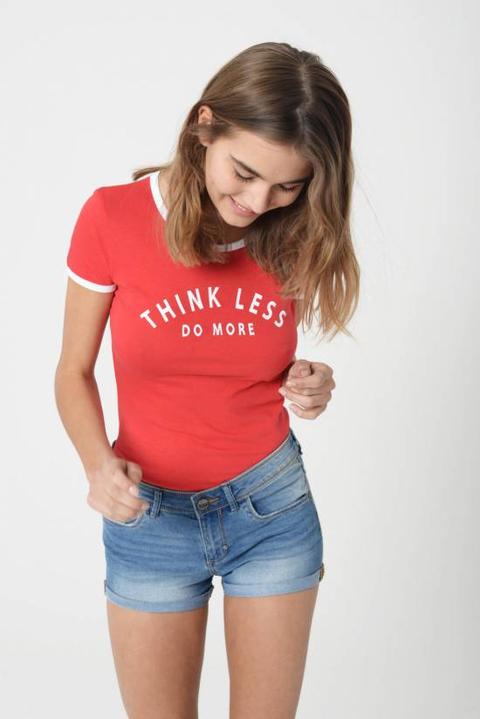 T-shirt "think Less"