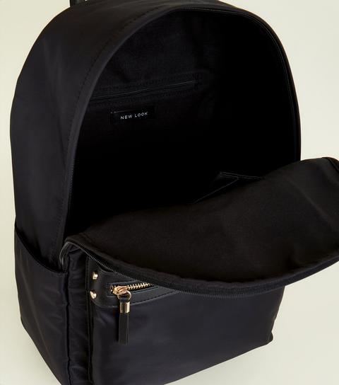 leather backpack new look