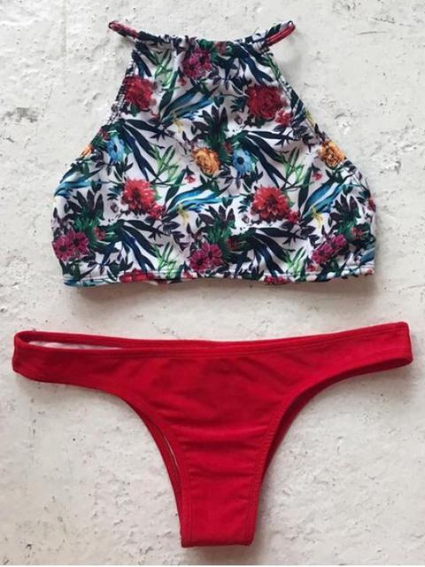 Impreso De Alta Del Cuello Del Bikini