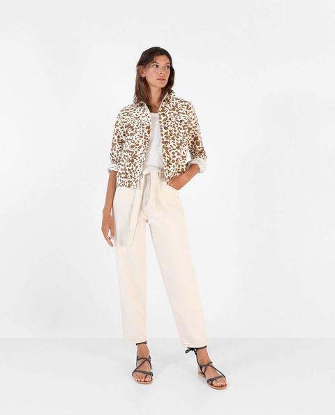 Chaqueta Corta Animal Print