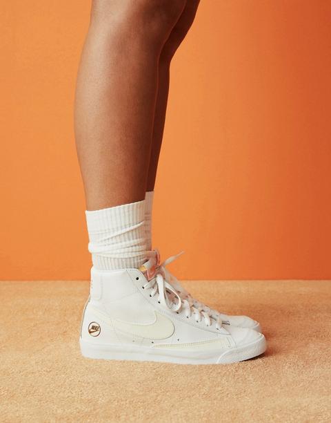 Nike - Blazer - Baskets Mi-hautes Style 77's - Blanc