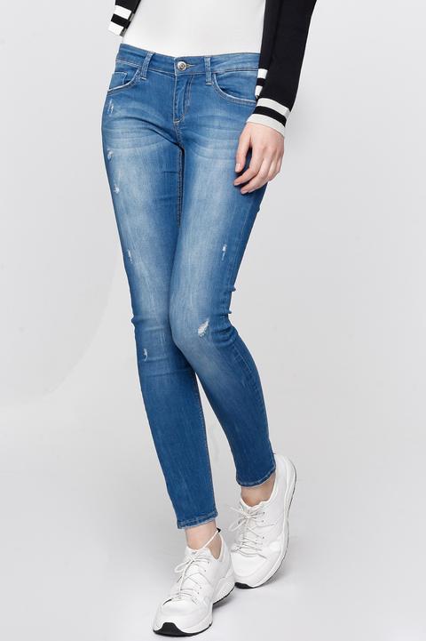 Jeans Vita Molto Bassa Blu