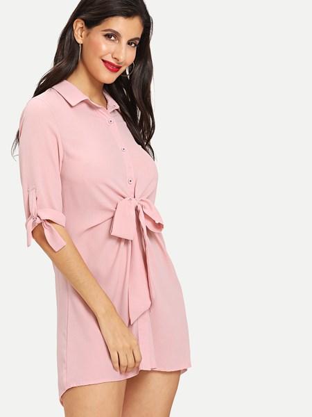 Per Tutti I Giorni Nodo Rosa Vestiti