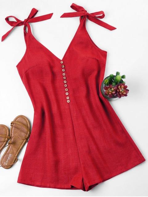 Tie Strap Romper