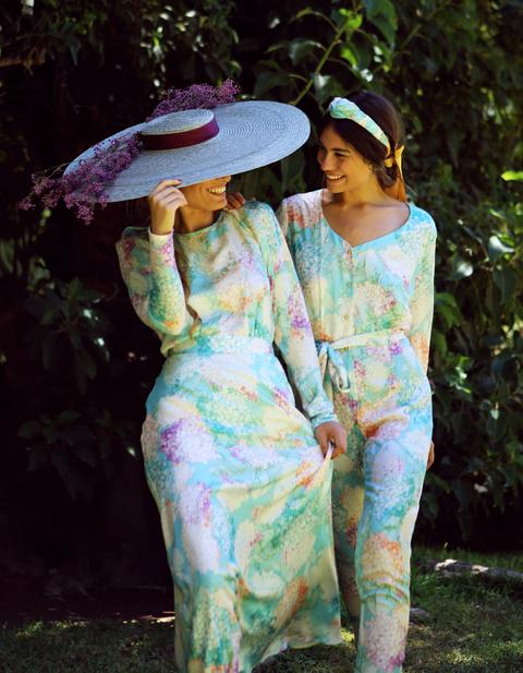 Canotier Gris Flores Preservadas