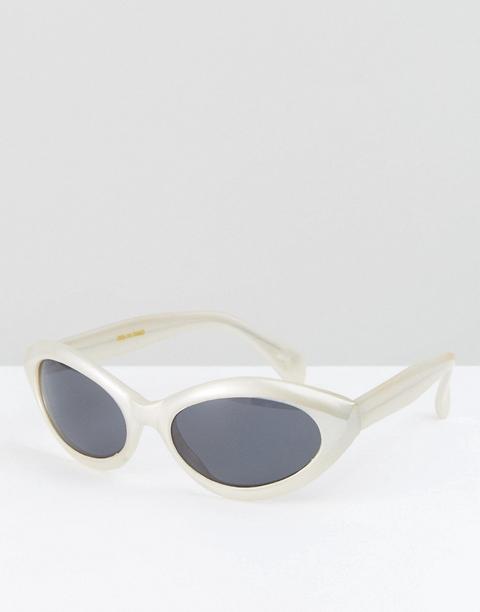 Reclaimed Vintage Inspired - Occhiali Da Sole A Occhi Di Gatto Crema - Crema