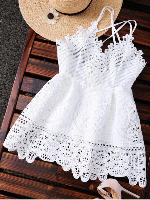 Peplum Camisole Top Crochet