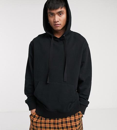 Collusion Hoodie In Black