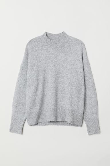 H & M - H & M+ Pullover In Maglia Fine - Grigio