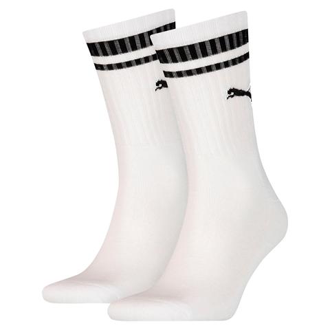 Pack De 2 Pares De Calcetines A Rayas Heritage, Blanco, Talla 35-38 | Puma Mujeres